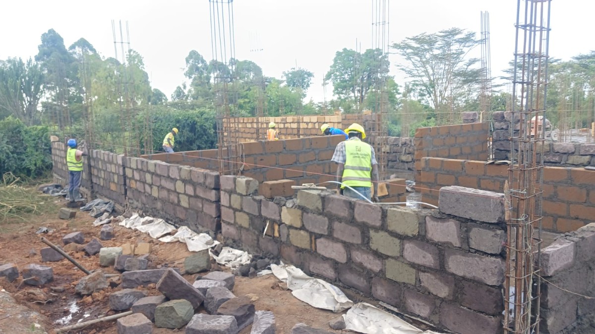 Construction Continues at St. Francis Secondary School in Lare, Kenya